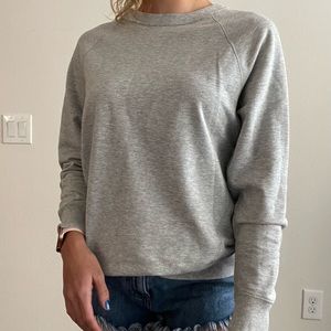 GREY CREWNECK PULLOVER